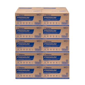WOW Wipes® Bulk Buy ‘PREMIUM’ Antibacterial Wipes – 10 x Cartons