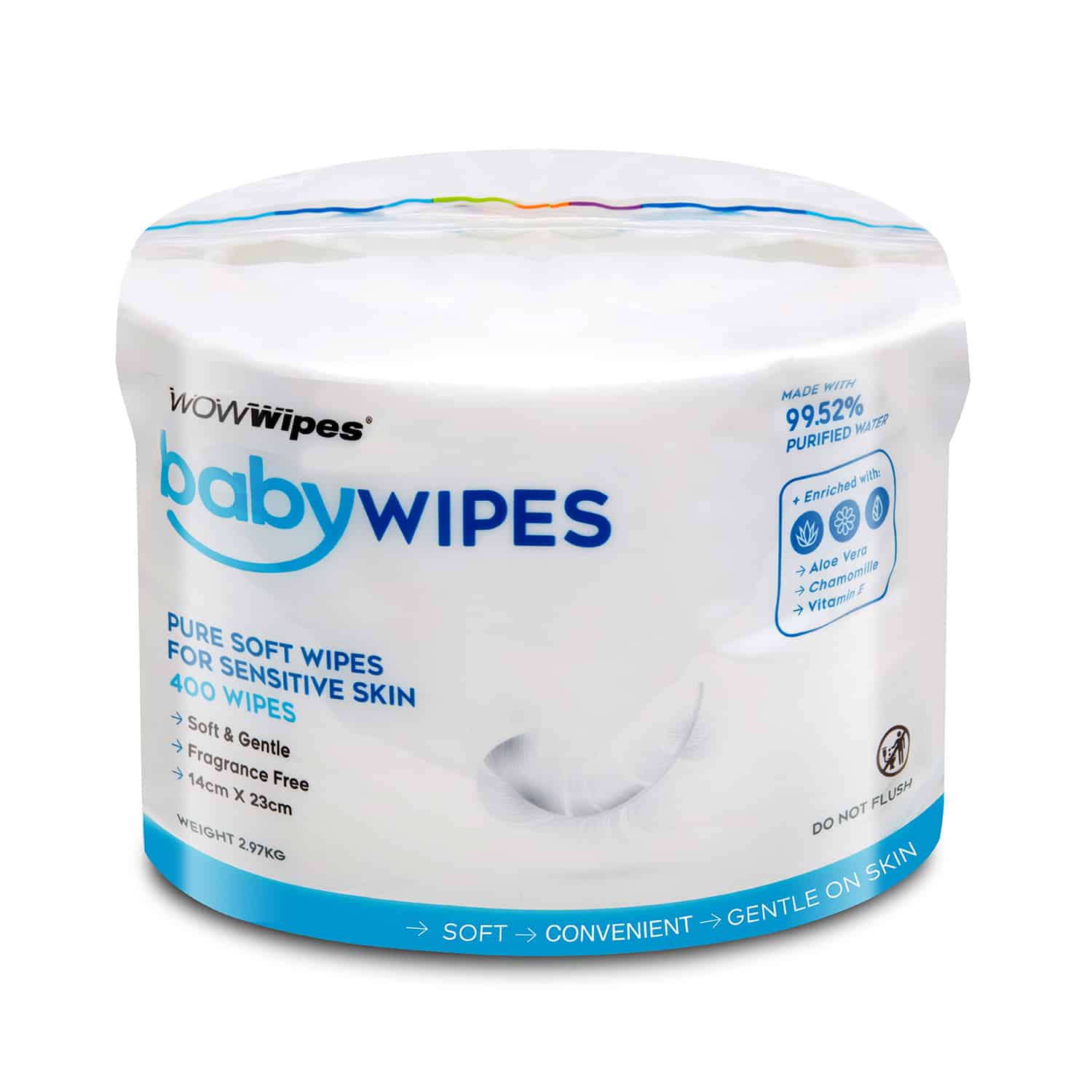 WOW Wipes Antibacterial Bamboo Wipes Bucket Includes 800 Wipes use