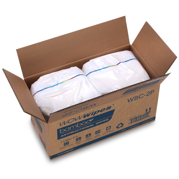 WOW Wipes® WOW WIPES Bamboo 2 x 800 Bamboo Wipes: use WIPES20 for 20% off
