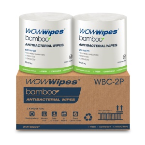 WOW Wipes® WOW WIPES Bamboo 2 x 800 Bamboo Wipes use WIPES20 for 20% off