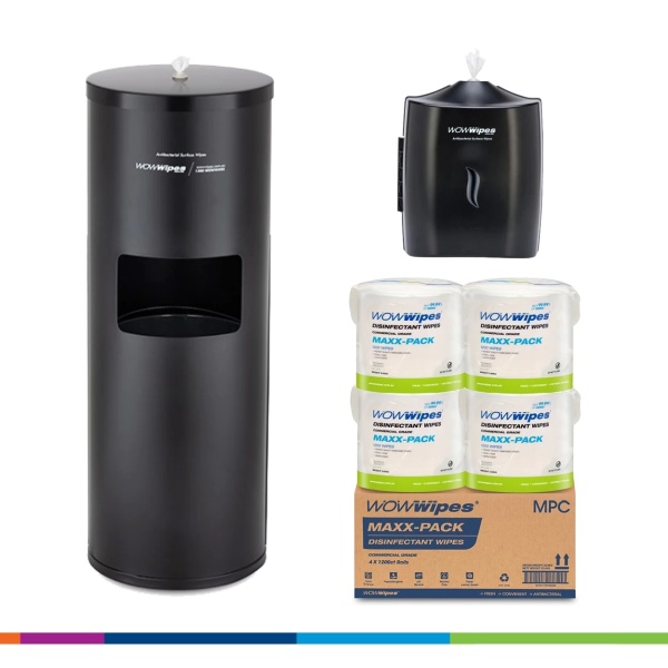 MAXX-Pack Wipes + Dispenser Bundle