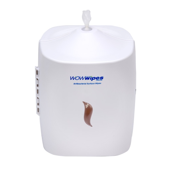 Antibacterial Wipes Dispenser – Wall Mounted Silicone Nozzle Dispenser: White Dispenser. - Image 6