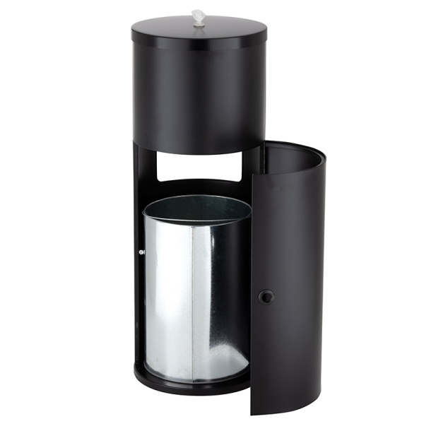 Matte Black Powder Coated Standing Dispenser - Image 3