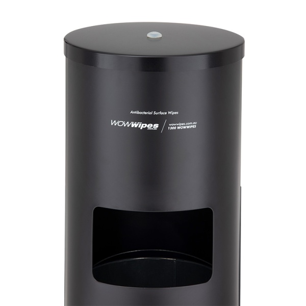 Matte Black Powder Coated Standing Dispenser - Image 2