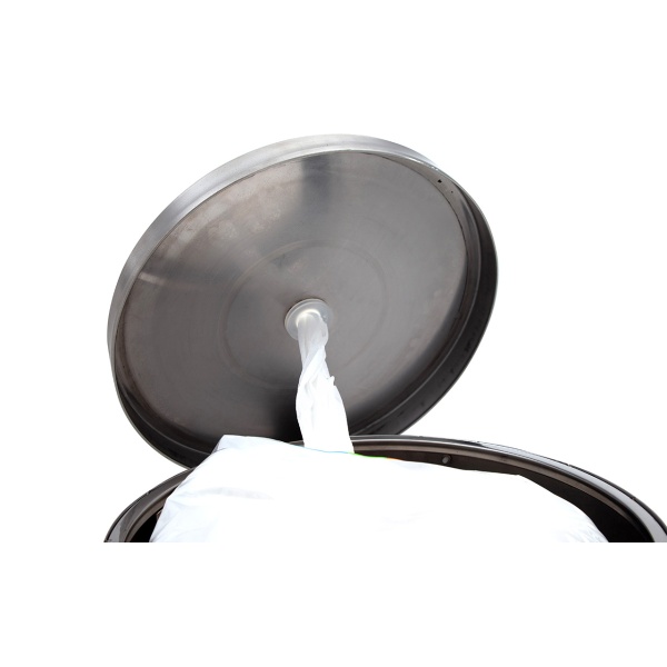 Antibacterial Wipes Dispenser + Bin – Freestanding Stainless Steel - Image 5