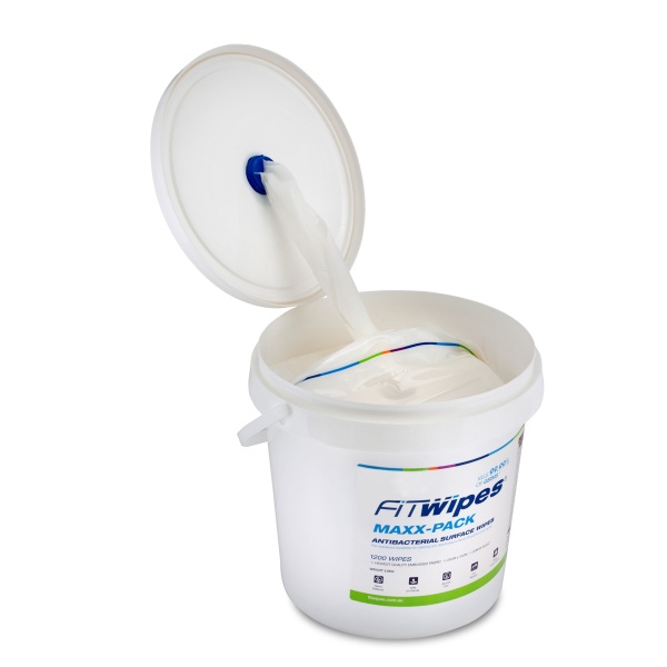 Antibacterial Wipes Dispenser Bucket With Maxx-Pack 1200 Roll: use WIPES20 for 20% off - Image 3
