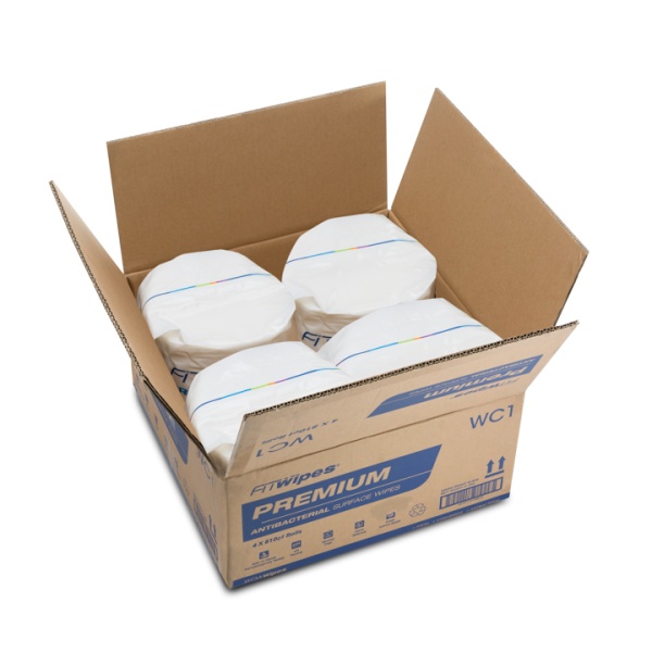 Antibacterial Wipes ‘PREMIUM’  4 x 810 Wipes: use wipes20 for 20% off - Image 2