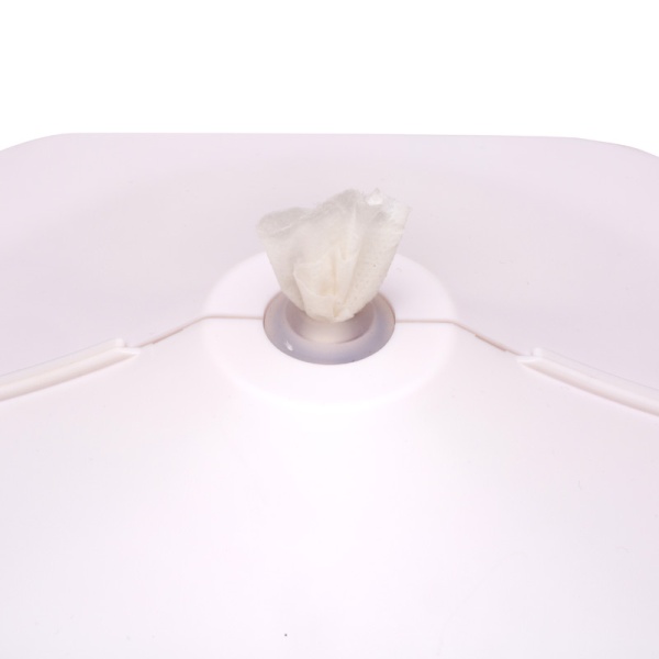 Antibacterial Wipes Dispenser – Wall Mounted Silicone Nozzle Dispenser: White Dispenser. - Image 4