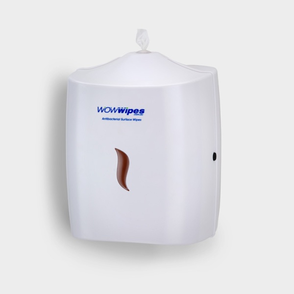 Antibacterial Wipes Dispenser – Wall Mounted Silicone Nozzle Dispenser: White Dispenser. - Image 2