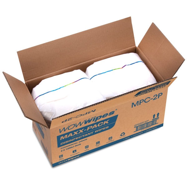 Antibacterial Wipes ‘MAXX-PACK’ 2 x 1200 Wipes: use wipes20 for 20% off - Image 2