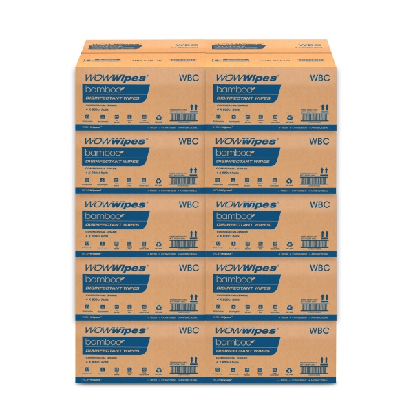 Bulk Buy 'BAMBOO' - 10 x Cartons Bamboo Antibacterial Wipes
