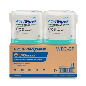 Antibacterial Wipes ‘ECO-MAXX’ 2 x 1000 Wipes: use WIPES20 for 20% off